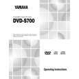 YAMAHA DVD-S700 Manual de Usuario