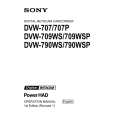 SONY DVW707P Owners Manual