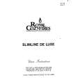 AEG SLIMINE DE LUXE Owners Manual