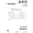 SONY SAW11S Service Manual