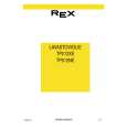 REX-ELECTROLUX TP012NE Instrukcja Obsługi