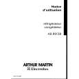 ARTHUR MARTIN ELECTROLUX AR8993B Owners Manual