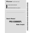PIONEER PRS-D3000SPL Service Manual