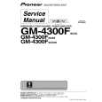 PIONEER GM-4300F/XU/CN5 Manual de Servicio