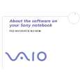 SONY PCG-NV109M VAIO Software Manual