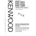 KENWOOD KRC2004 Owners Manual