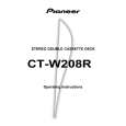 PIONEER CT-W208R/HVXJ Owners Manual
