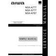 AIWA NSXA767 U/LH/U Manual de Servicio