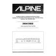 ALPINE 3552 Owners Manual