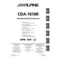 ALPINE CDA7878R Owners Manual