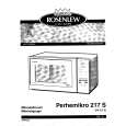 ROSENLEW RP217S Owners Manual