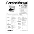 TECHNICS SL-QX200 Service Manual