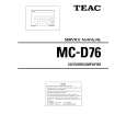 TEAC MC-D76 Service Manual