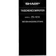 SHARP PC1212 Owners Manual