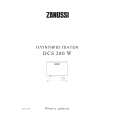 ZANUSSI DCS380W Owners Manual