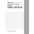 PIONEER VSX-1015-S/SFLXJ Owners Manual