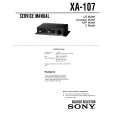 SONY XA-107 Service Manual