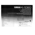 YAMAHA K-1020 Owners Manual