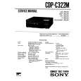 SONY CDPC322M Instrukcja Serwisowa