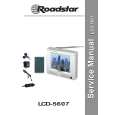 ROADSTAR LCD5607 Instrukcja Serwisowa