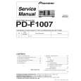 PIONEER PD-F1007 Manual de Servicio