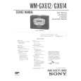 SONY WMGX612 Service Manual