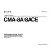 SONY CMA-8ACE Manual de Usuario