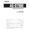 TEAC AG-D7900 Owners Manual