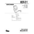 SONY MDR-D11 Service Manual