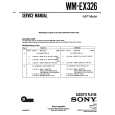 SONY WM-EX326 Manual de Servicio