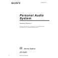 SONY ZSXN30 Owners Manual