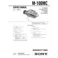 SONY M100MC Service Manual