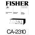 FISHER CA-2310 Owners Manual