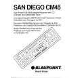 BLAUPUNKT SAN DIEGO CM45 Owners Manual