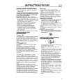 WHIRLPOOL CFS 610 S / 1 Owners Manual