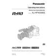PANASONIC AJHPX3000G Owners Manual PANASONIC AJHPX3000G Owners Manual
