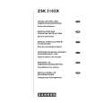 ZANKER ZSK 3102 X Owners Manual