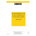ZANUSSI DWS484 Owners Manual