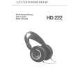 SENNHEISER HD 222 Owners Manual