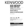 KENWOOD KDC-MP4032 Manual de Usuario
