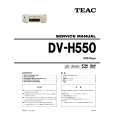 TEAC DV-H550 Instrukcja Serwisowa