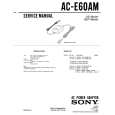 SONY AC-E60AM Manual de Servicio