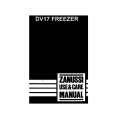 ZANUSSI DV17 Owners Manual
