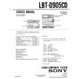 SONY LBTD905CD Instrukcja Serwisowa