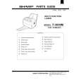 SHARP F-3600M Parts Catalog