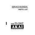 AKAI PS-200T Service Manual
