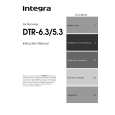INTEGRA DTR5.3 Owners Manual
