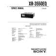 SONY XR-3550EQ Service Manual