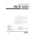 YAMAHA AVX500 Service Manual