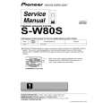 PIONEER S-W80S/MLXTW Instrukcja Serwisowa
